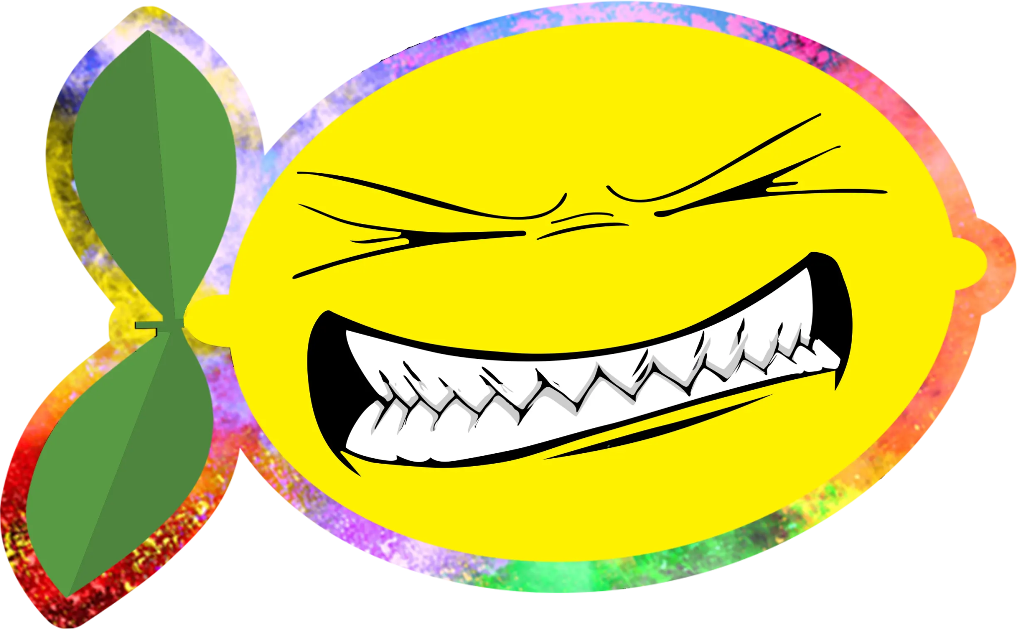 HOLOGRAPHIC IRIDECENT LEMON - LOCKJAWLEMONPEEL