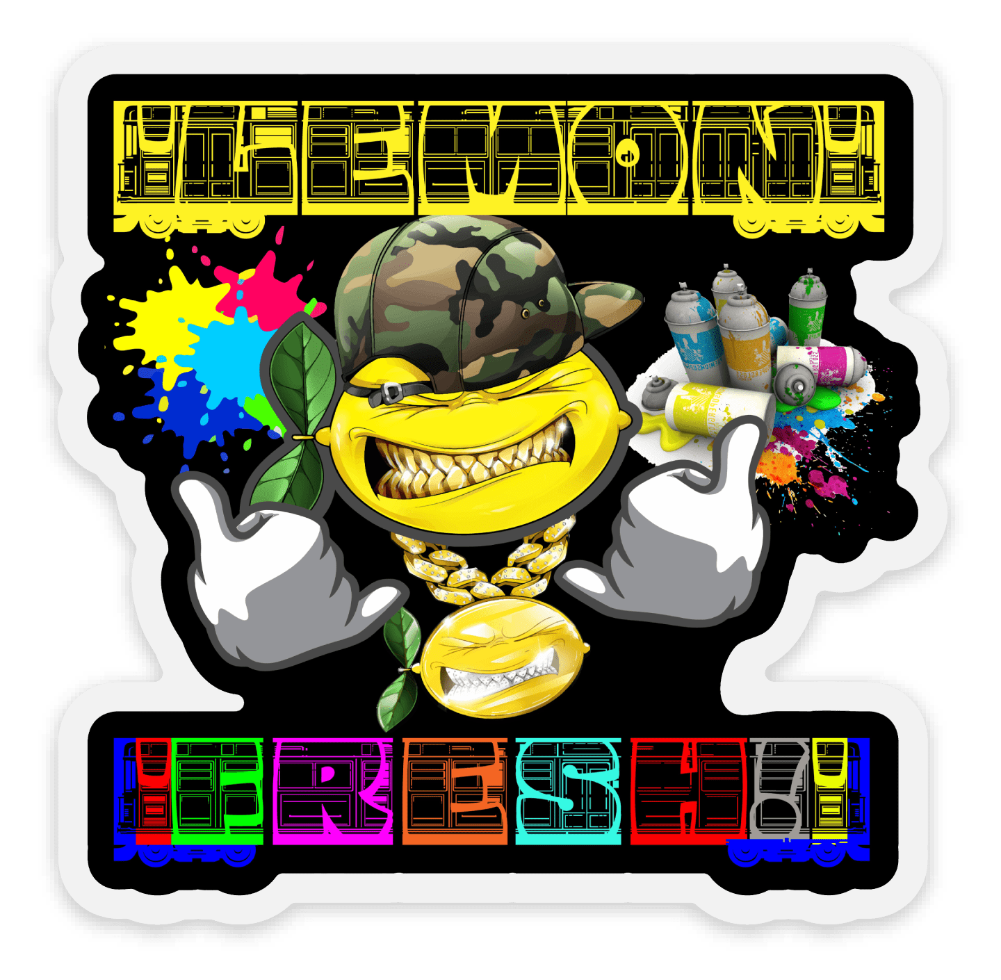 LEMON FRESH Sticker 3