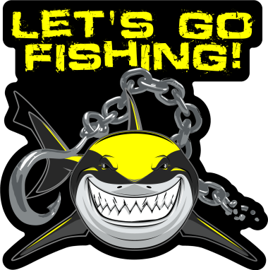 LET'S GO FISHING (Magnet) 3