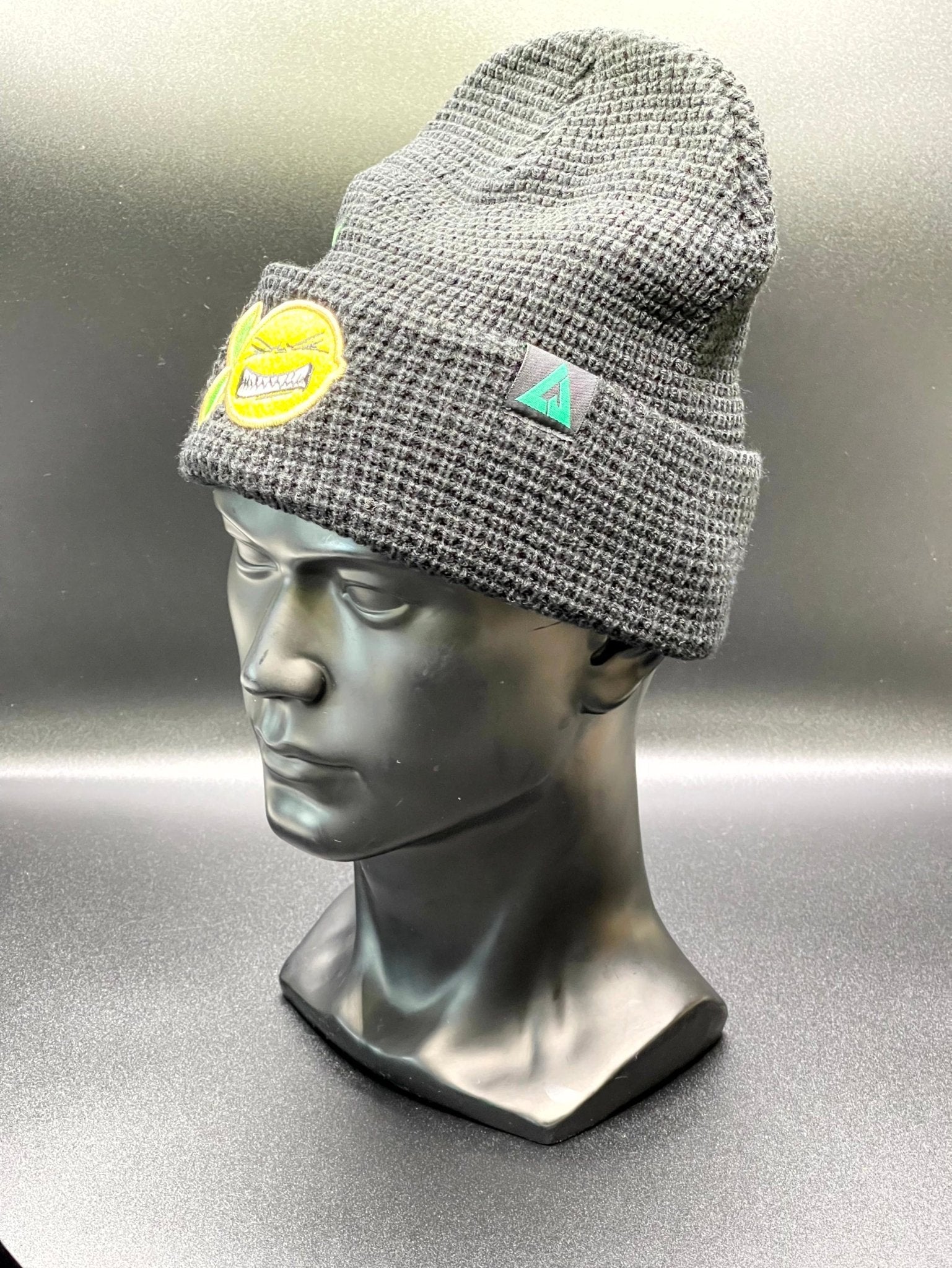 LOCK-JAW BEANIE HAT {BLACK} - LOCKJAWLEMONPEEL