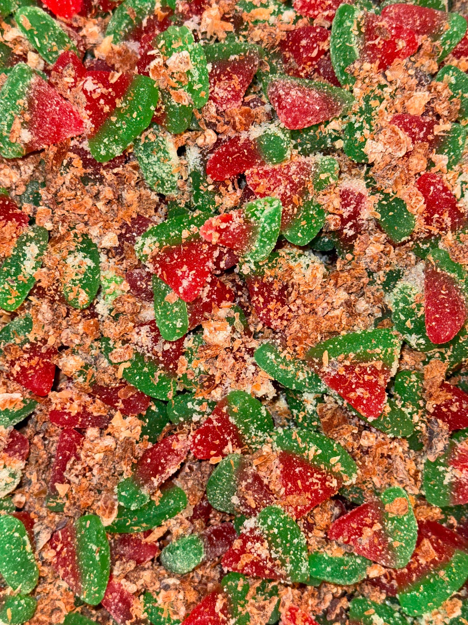 LOCK - JAW Chewy Jumbo Wedges w/Hawaiian Mui Syrup {WATERMELON} 6 oz. - LOCKJAWLEMONPEEL