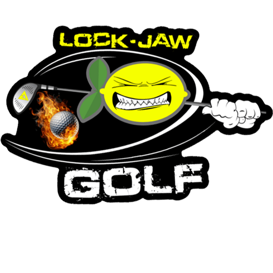 LOCK - JAW Golf Sticker (Die Cut) 3