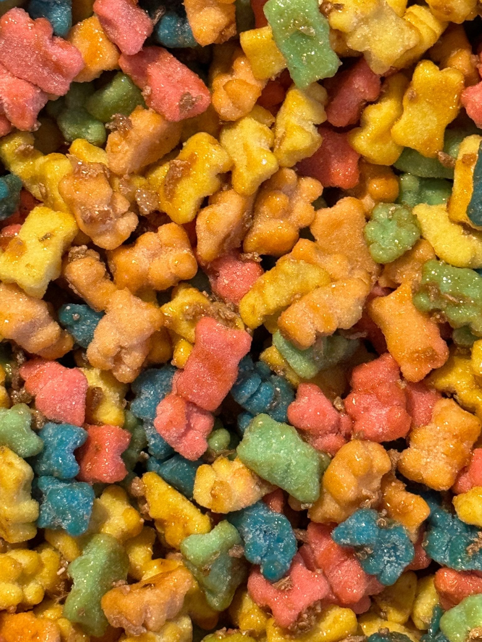 LOCK-JAW Gummy Bears w/Hawaiian Mui Syrup {SOUR NEON GUMMY BEARS} 6 oz. - LOCKJAWLEMONPEEL