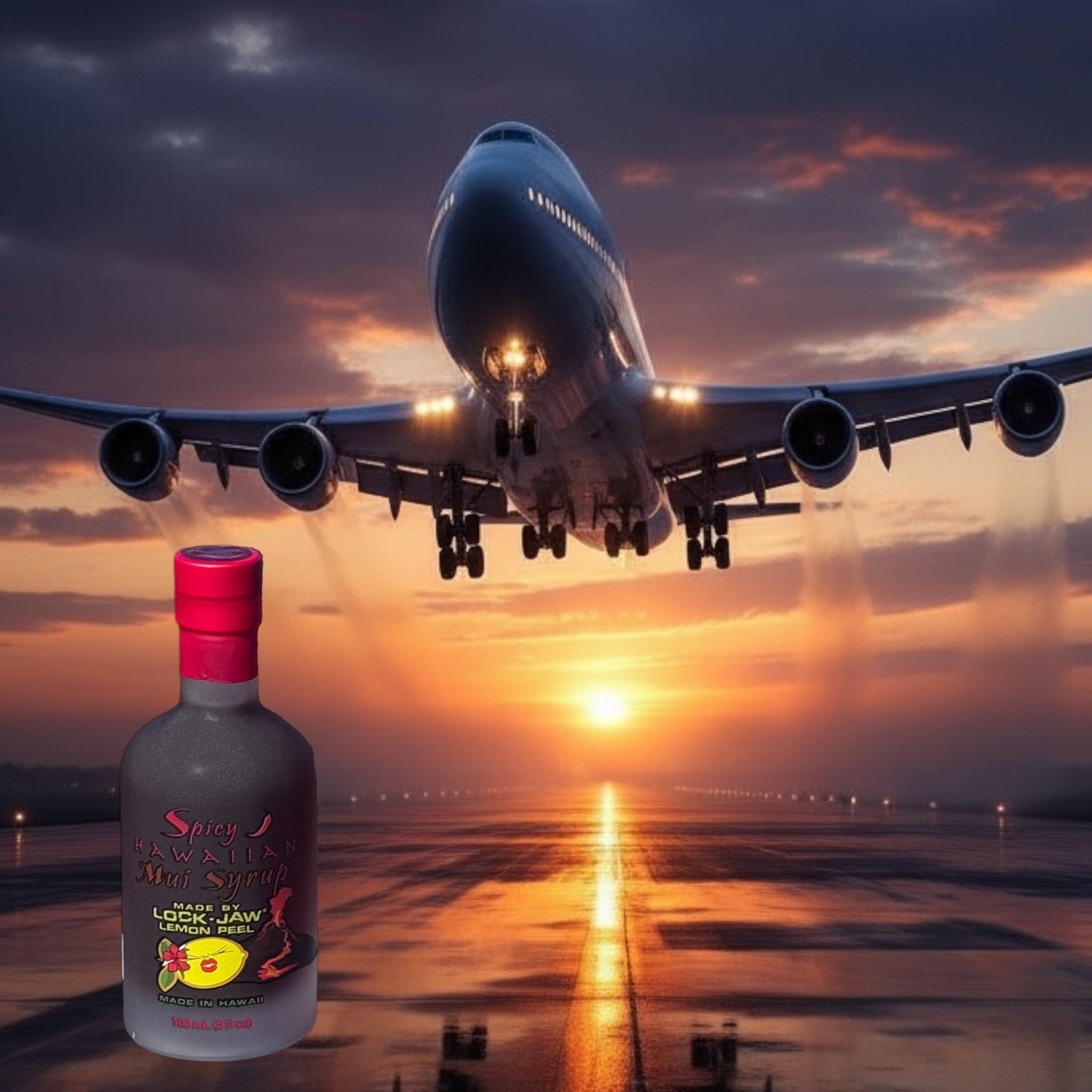 LOCK - JAW Hawaiian Mui Syrup - LOCKJAWLEMONPEEL