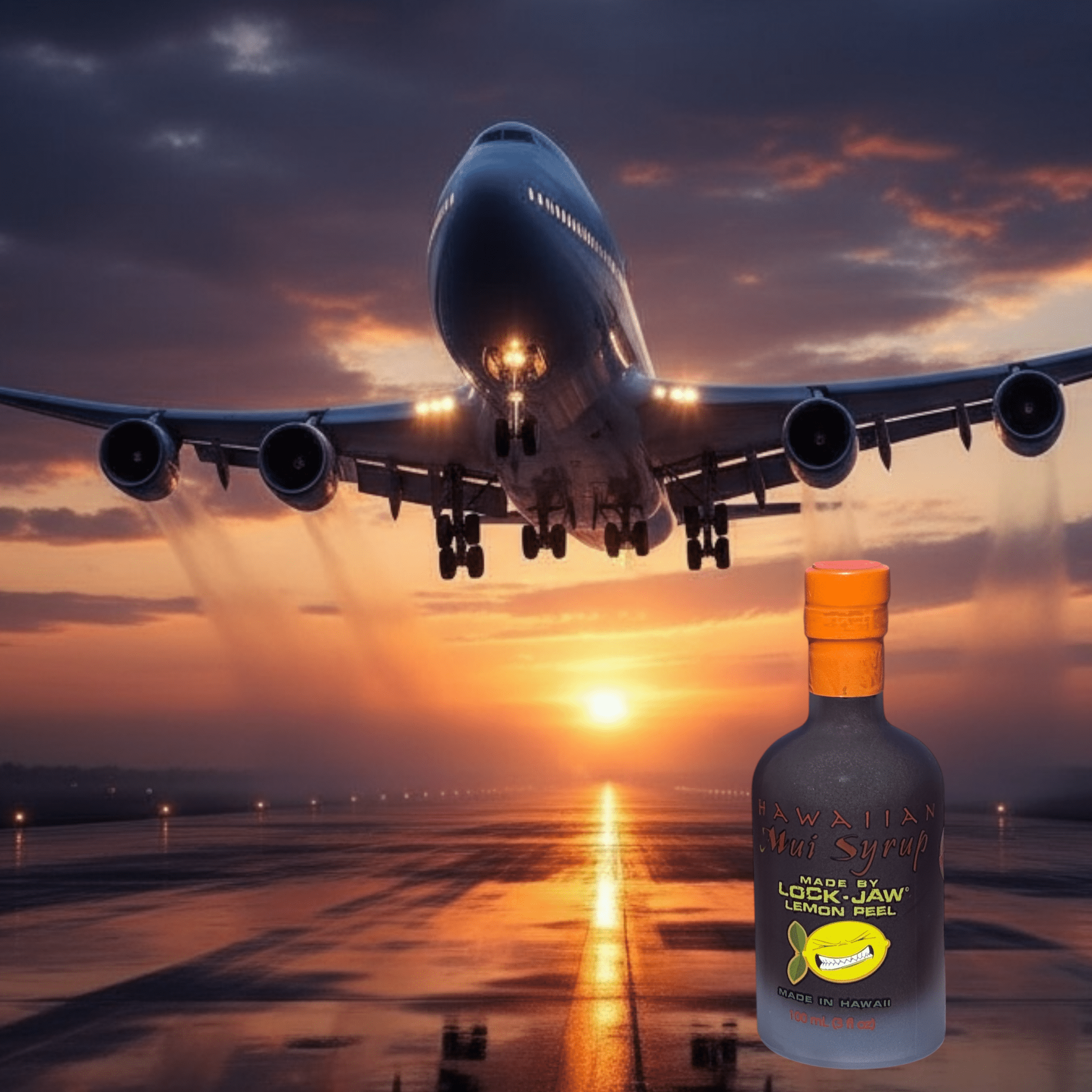 LOCK - JAW Hawaiian Mui Syrup - LOCKJAWLEMONPEEL