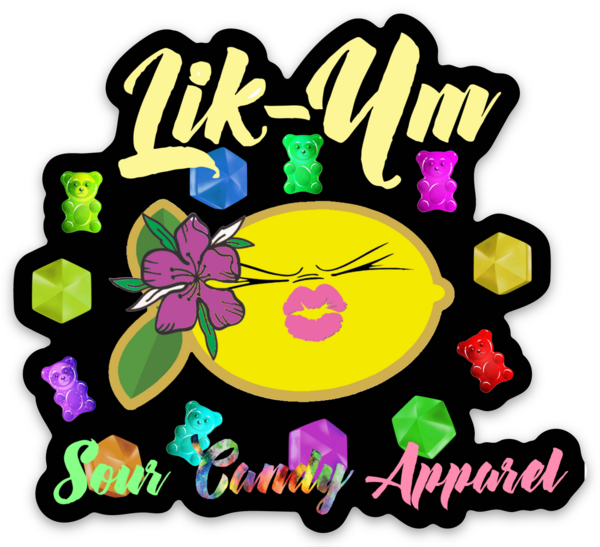 Lik-Um Sour Candy Apparel Sticker (Die Cut) 3