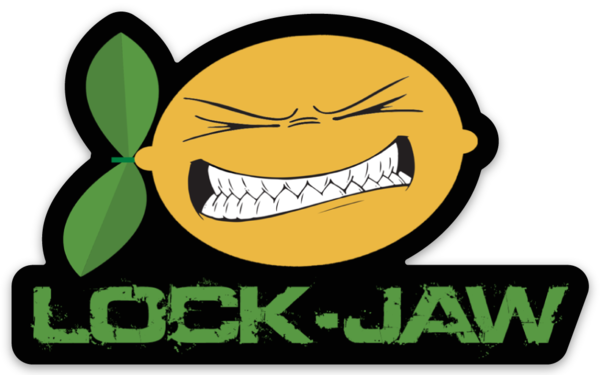 LOCK-JAW Green Sticker (Die Cut) 3