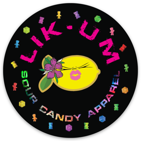 LIK-UM Sour Candy Apparel Sticker (Round)3