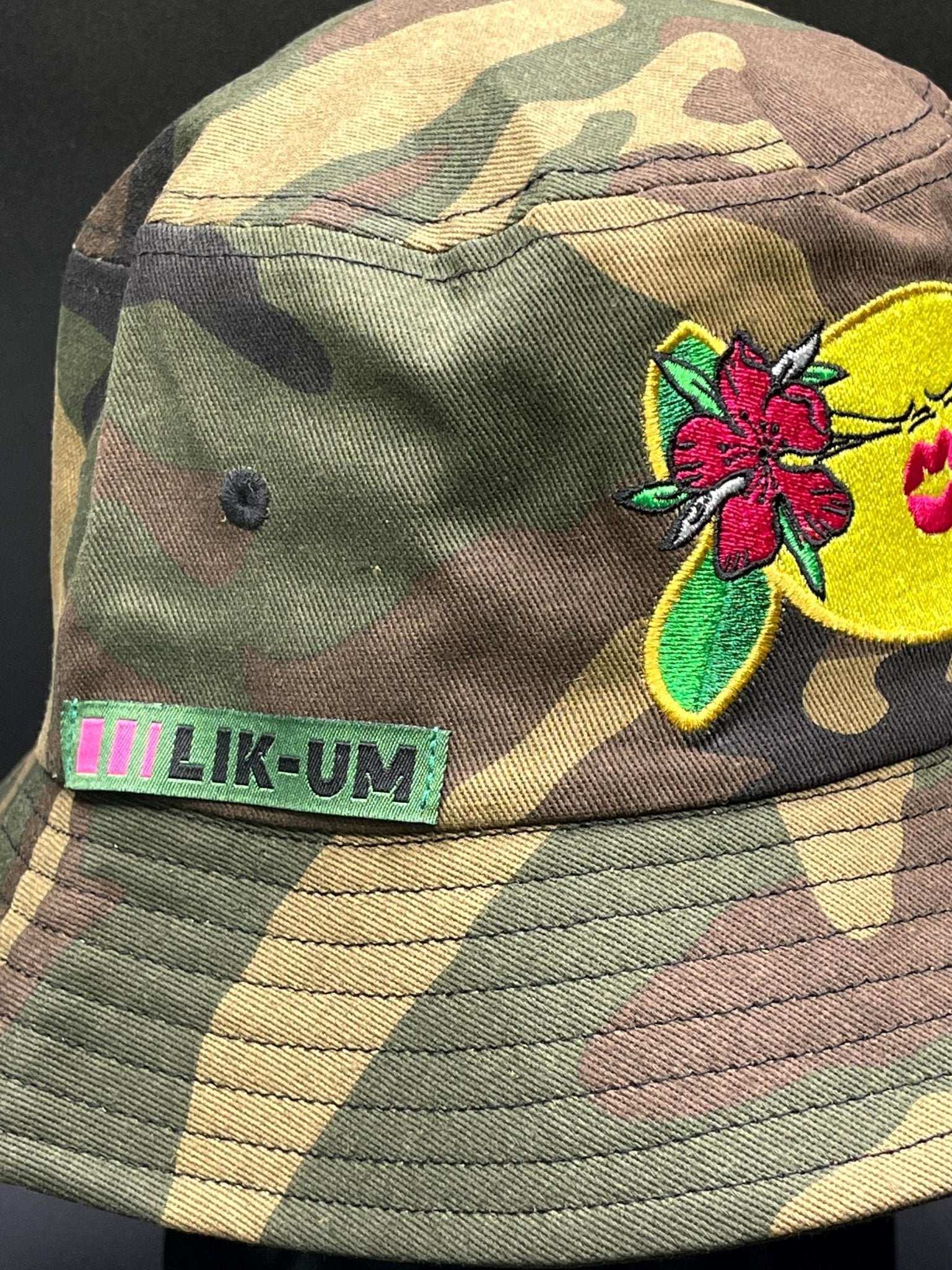 LIK-UM BUCKET HAT CAMOFLAUGE - LOCKJAWLEMONPEEL