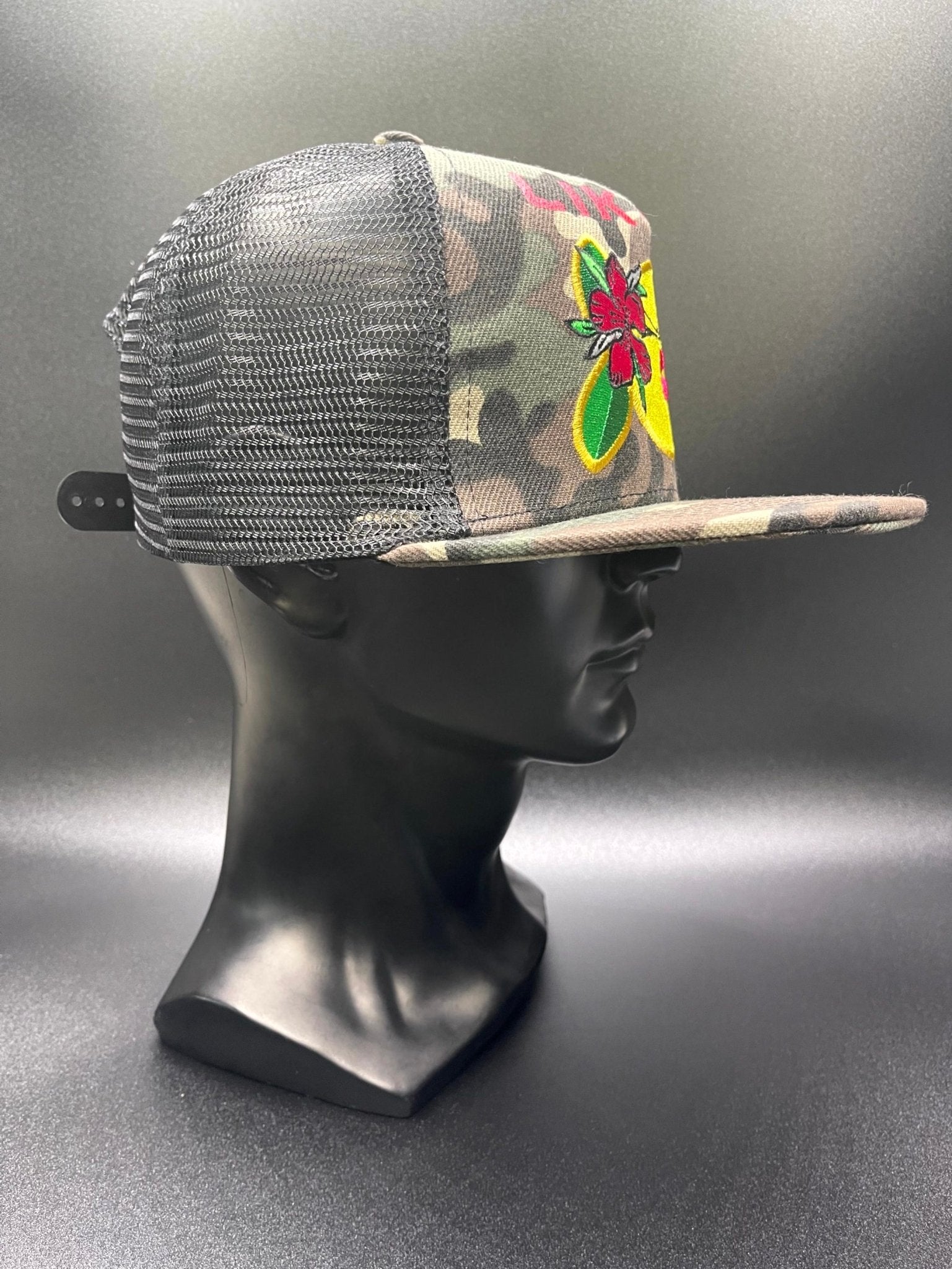 LIK-UM TRUCKER HAT CAMOFLAUGE - LOCKJAWLEMONPEEL