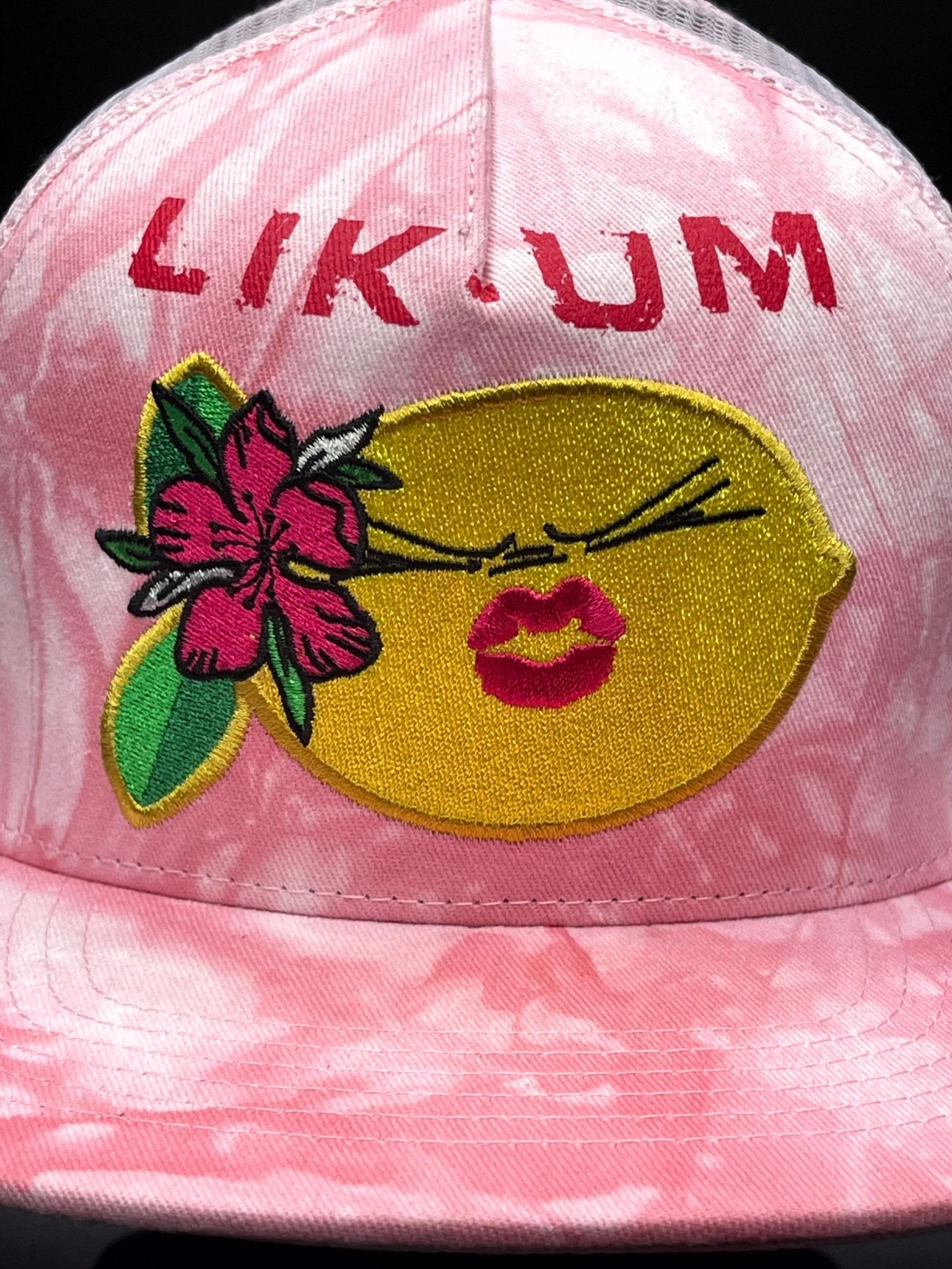 LIK-UM TRUCKER HAT PINK - LOCKJAWLEMONPEEL