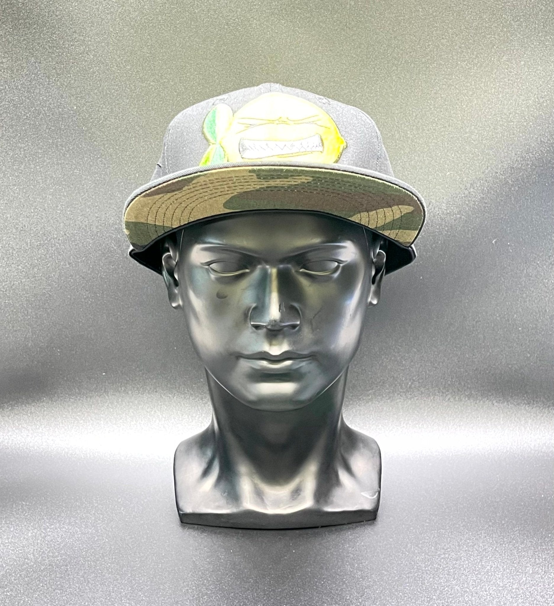 LOCK-JAW FITTED HAT [ARMY GREEN] - LOCKJAWLEMONPEEL