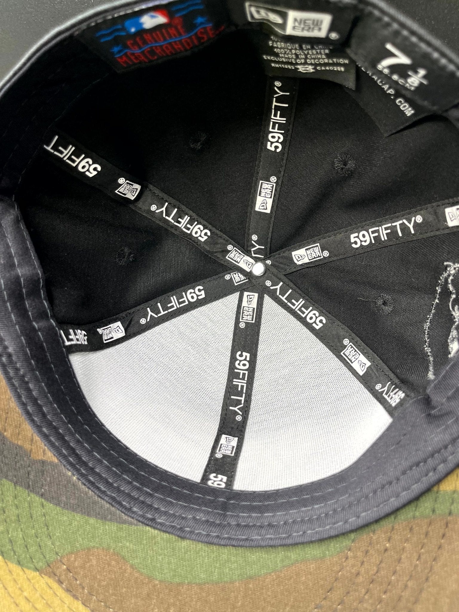 LOCK-JAW FITTED HAT [CAMOFLAUGE] - LOCKJAWLEMONPEEL