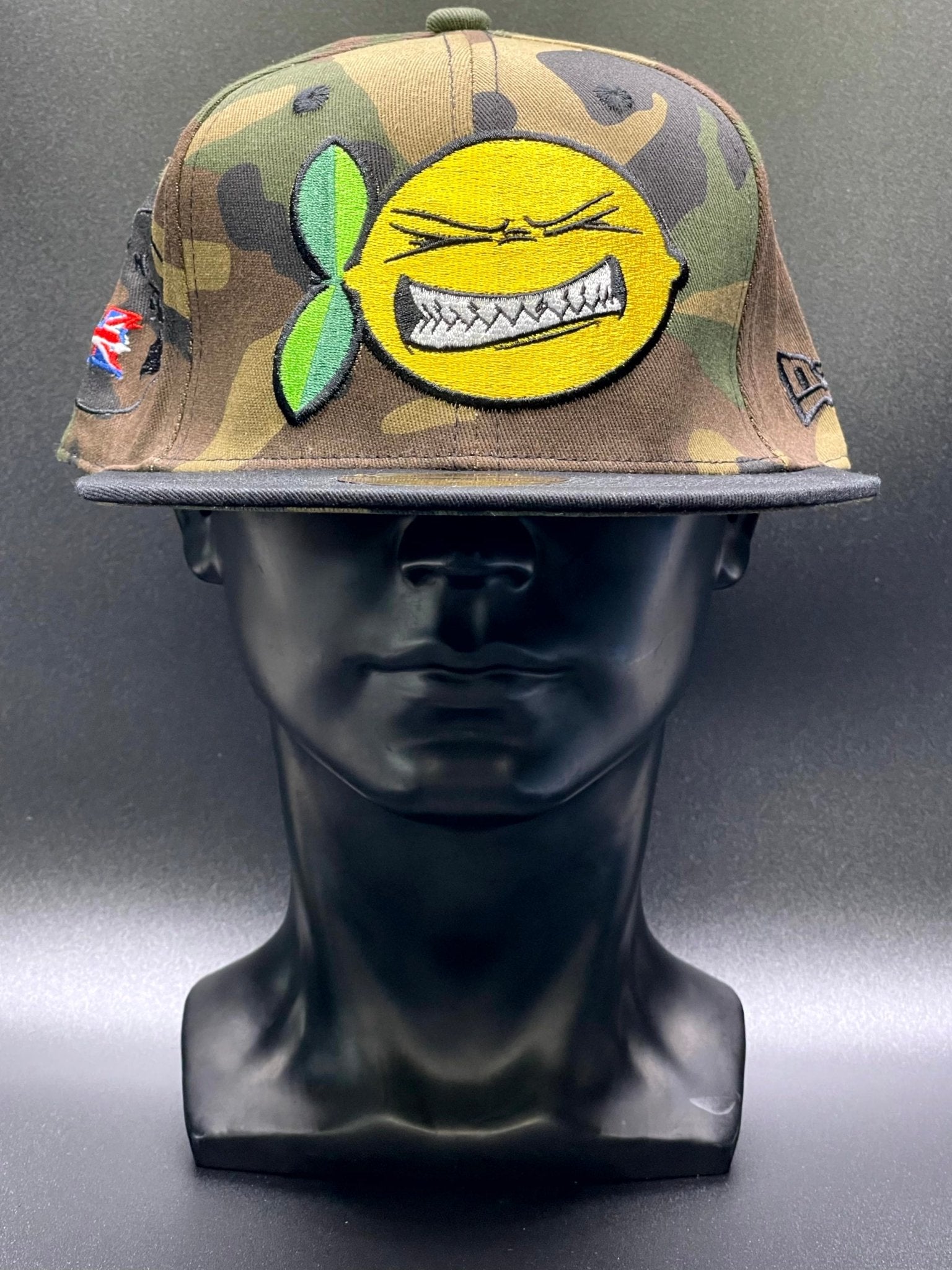 LOCK-JAW FITTED HAT [CAMOFLAUGE] - LOCKJAWLEMONPEEL