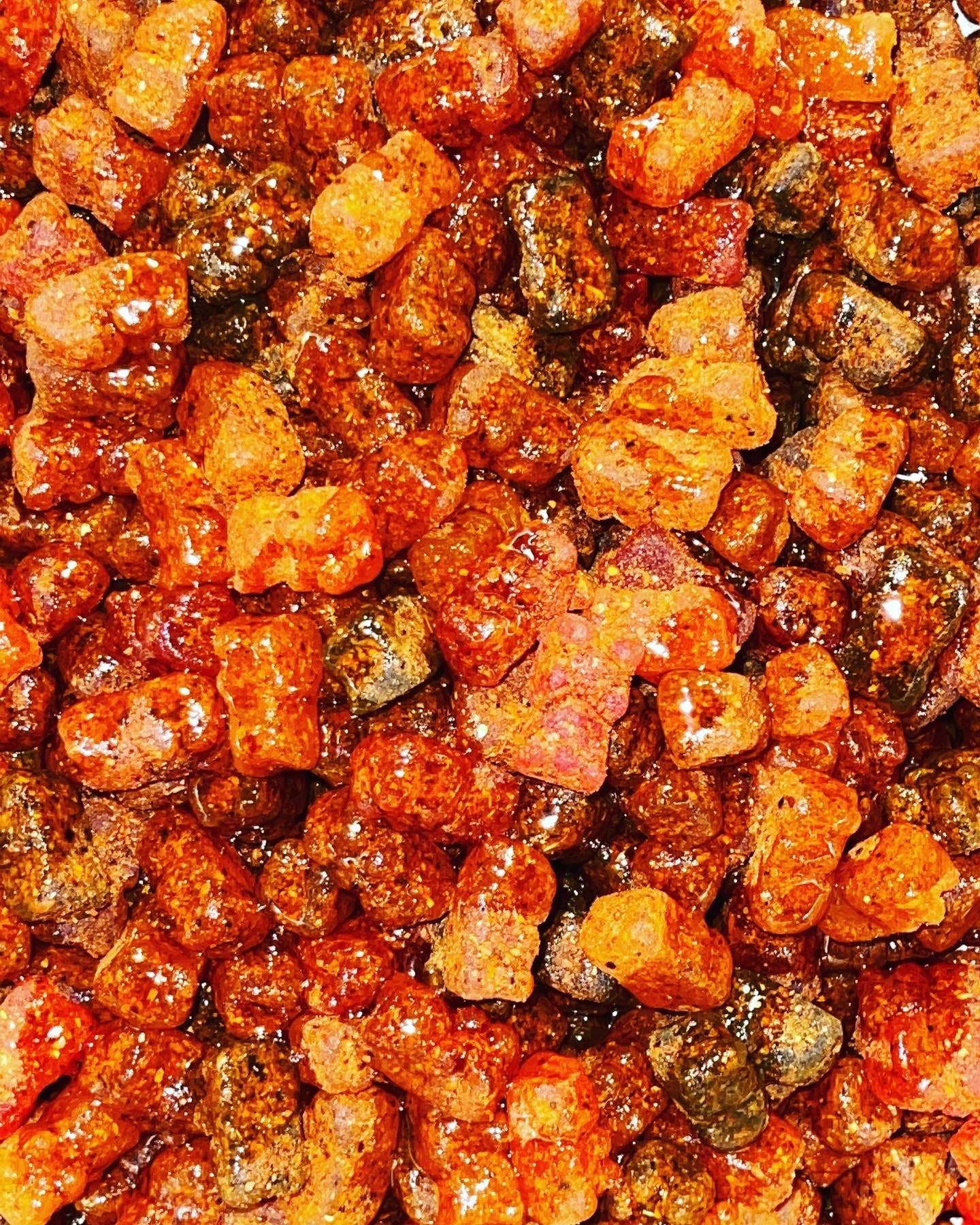 LOCK-JAW Gummy Candy w/Hawaiian Mui Syrup {SPICY CHAMOY BEARS} - LOCKJAWLEMONPEEL