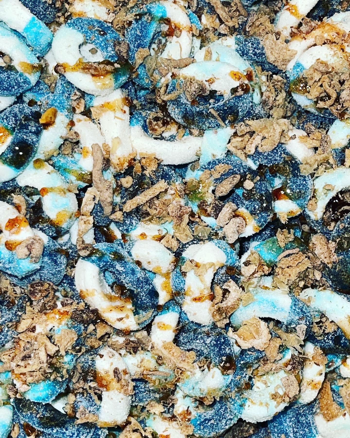 LOCK-JAW Gummy Rings w/Hawaiian Mui Syrup {BLUE RASPBERRY} - LOCKJAWLEMONPEEL