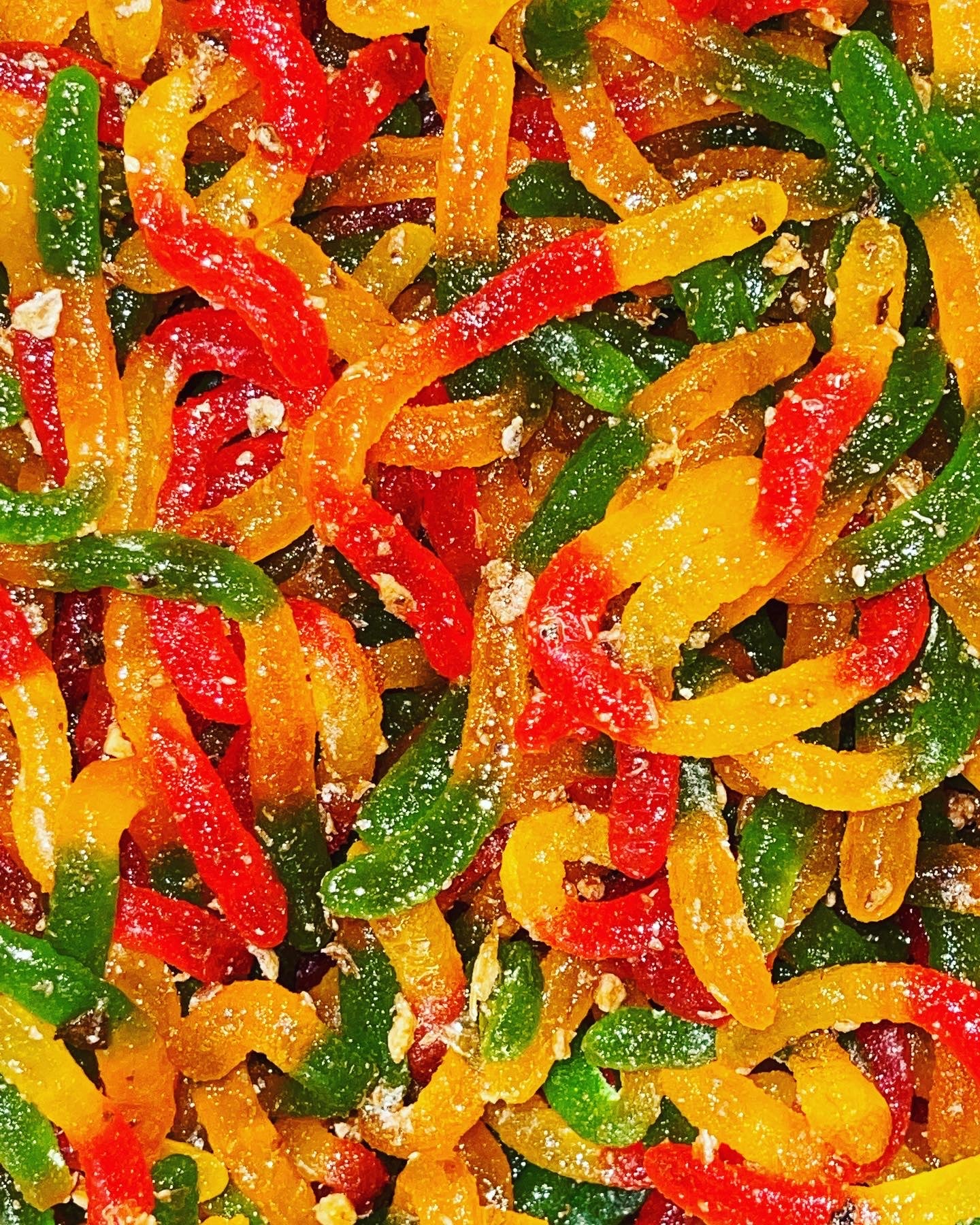 LOCK-JAW Gummy Worms w/Hawaiian Mui Syrup {ALBANESE} - LOCKJAWLEMONPEEL