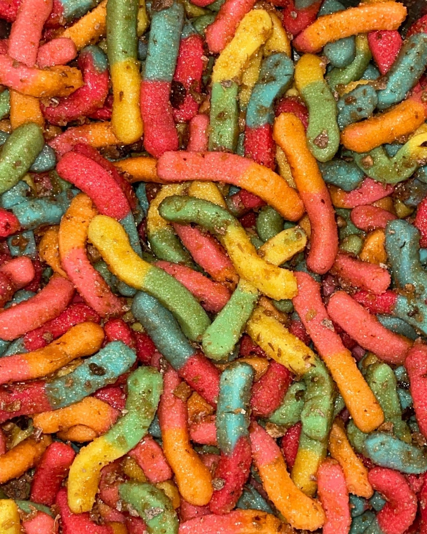 LOCK-JAW Gummy Worms w/Hawaiian Mui Syrup {SOUR NEON} - LOCKJAWLEMONPEEL