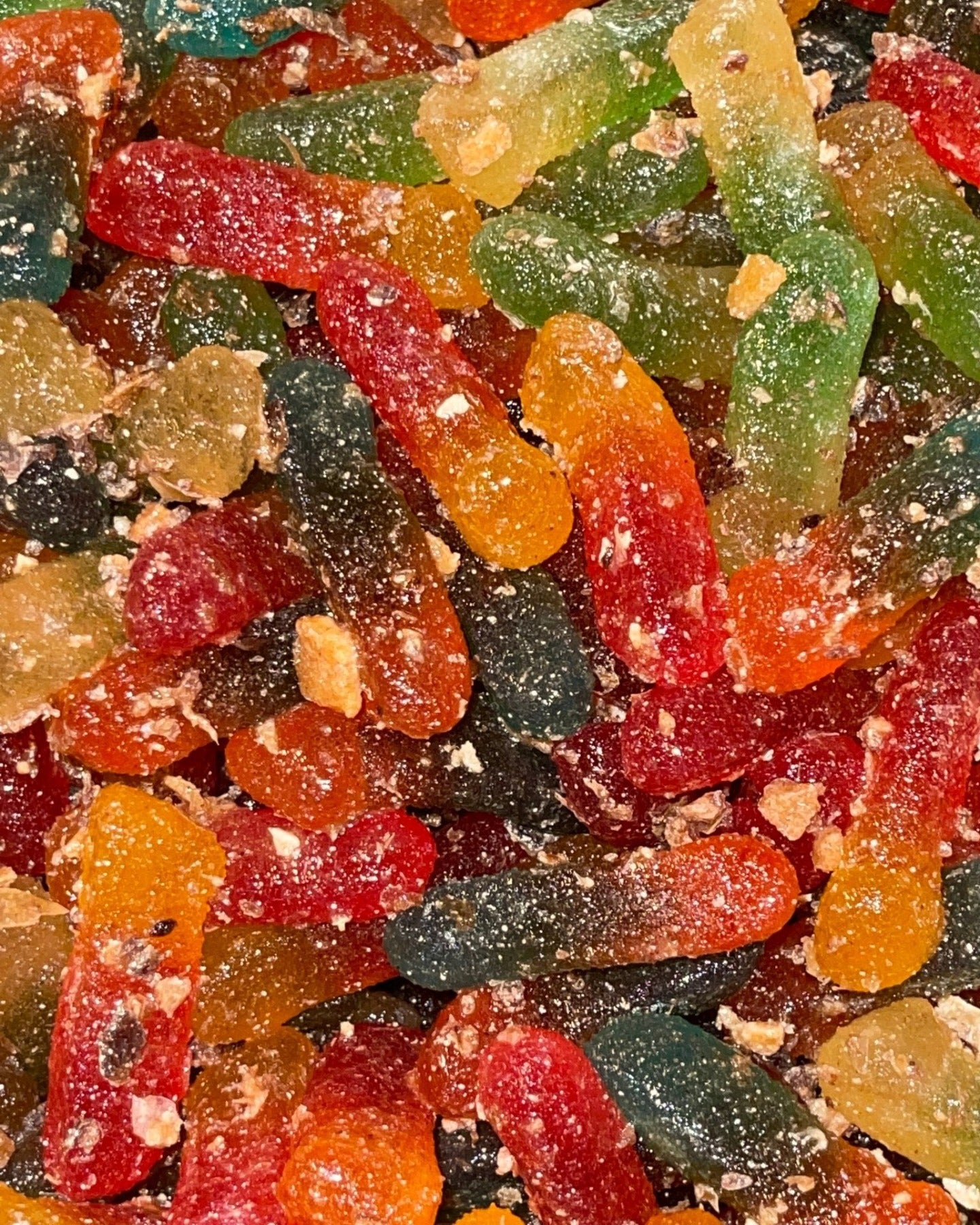 LOCK-JAW Jumbo Gummy Worms w/Hawaiian Mui Syrup - LOCKJAWLEMONPEEL